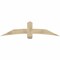 Ekena Millwork Bellingham Rough Sawn Timber Gable Bracket, Douglas Fir, 72"W x 18"H x 6"D x 6"F, 6/12 Pitch GBW072X18X0606BEL00RDF - alternate 1